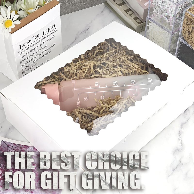 Lechay Crinkle Cut Paper Shred Filler, Box Filler Shredded Paper for Baskets Stuffing for Mother's Day Graduation Birthday Halloween (brown) - Image 4